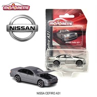 โมเดลรถเหล็ก majorette : NISSAN CEFIRO A31 (สีเทา) เปิด-ปิดฝากระโปรงหน้าได้ สเกล1/64 ราคาพิเศษ