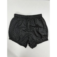 Iyengar yoga shorts - Geometric dark silver (homemade)