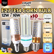 [SET 10pcs] LED BULB 9W/16W 3U E27 Bulb Daylight/Warmwhite || LED Corn Bulb 12W/16W 3 Color LED Bulb