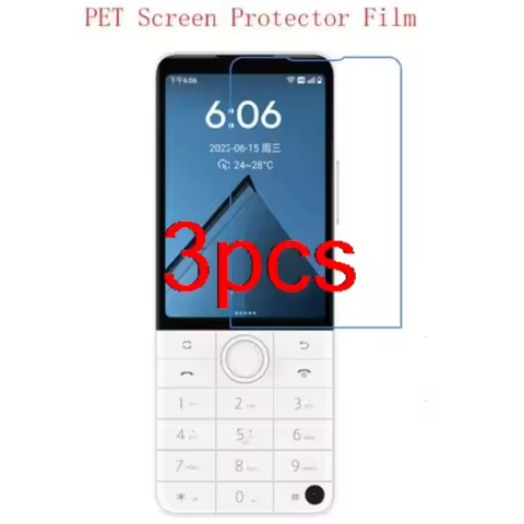 3PCS Soft Plastic Clear HD PET (Not Glass) Screen Protector Protective Guard Film For Qin F22 / Duoq