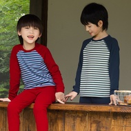 EK Children's Clothing 2025 German Velvet Thermal Striped Homewear Suit 925