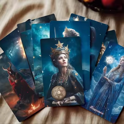 New Original Genuine Professional Meet The Starry Sky Tarot Cards Rider Waite English Spanish Russia