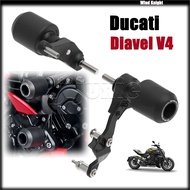 For Ducati Diavel V4 Motorcycle Aluminum Slider Vehicle Body Drop Protection Bumper EP Evotech