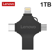 KFJND Lenovo โลหะสูงแบบหมุนได้2TB 1TB Usb 3.0แฟลชไดร์ฟพื้นที่เก็บข้อมูลสำหรับ IPhone พร้อม USB-A 2 I