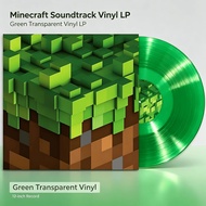 C418 - Minecraft Volume Alpha ( Green Vinyl / LP / Piring Hitam )