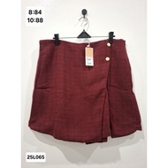 ET CETERA TWEED SKORT SKIRT PANTS MINIWanita