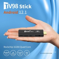 [24 hours shipping]TV98 Smart  TV Stick with Android TV 9.0 + Chromecast (1GB RAM + 8GB ROM/5G WiFi)