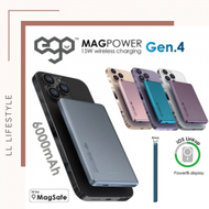 MAGPOWER Gen.4 6000mAh magsafe磁吸無線行動電源|移動電源|充電寶|尿袋第4代-灰色