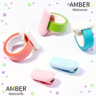 AMBER Paper Tape Cutting Clip, Arts Mini Tape Cutter, Crafts Scrapbooking Tools Portable Stationery 