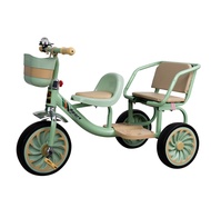 ⭐️Y&Y Kid toy shop⭐ จักรยาน3ล้อขาปั่น สีสันสวยงาม แข็งแรงทนทาน มีตะกร้าหน้า เบาะนั่งหลัง รุ่นให่มล่า