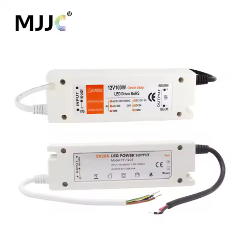 LED Power Supply 12V 5V 60W 72W 100W 110V 220V AC to DC12V 5 Volt LED Strip Power Supply LED Driver 
