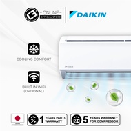 (KLANG VALLEY) Daikin FTV Series 1.0HP 1.5HP 2.0HP 2.5HP Aircond - Non Inverter Wall Mounted (R32) Air Conditioner