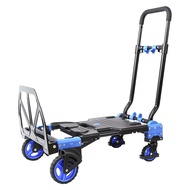 Small Trolley Household Folding Platform Trolley Hand Buggy Truck Wholesale PortableP9IXTrolley Push Mute