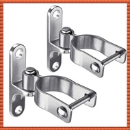 (JBIR) New 2-Pack Wall Mount Gate Hinge 1-3/8Inch Farm Gate Hinge 304 Stainless Steel Tube Gate Hing
