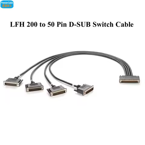 LFH 200 to 50 Pin D-SUB Switch Cable LFH 200 Male to DB50 Male Cable LFH 200 Test Cable for Graphics
