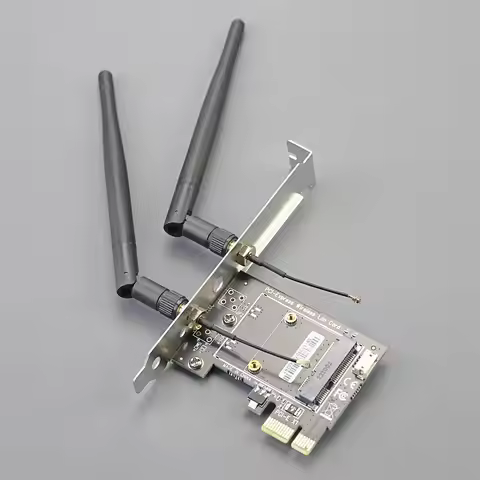 Mini PCIe to PCIe WiFi Adapter for Mini PCIe WiFi 4/5/6/6e Module/Coral TPU Module