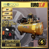 EUROX 2HP 110L EAX7110G AIR COMPRESSOR/ 3HP 150L EAX7130G AIR COMPRESSOR