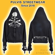 ️[Hight Quality] - Project GR x Mastermind Zygon Skeleton Zip-up Zip-up Zip Hoodie, Fleece Hoodie