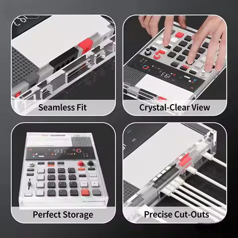 Clear Acrylic Dustproof Cover Case for EP 133 K O II Transparent Protective Shell Anti-scratch Displ