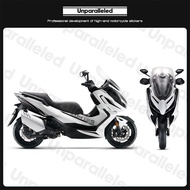 ป้ายตกแต่งตัวถังกันน้ำสำหรับรถจักรยานยนต์ YAMAHA MAX ZR 350 รุ่นพิเศษปี 2020 PVC ป้ายตกแต่งด้านหน้าแ