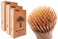 600pcs Sugarcane Straws 8 Inch Compostable Straws Biodegradable Eco-Friendly Drinking Straws Plastic