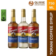 TORANI Coffee Syrup Glass Bottle 750ml