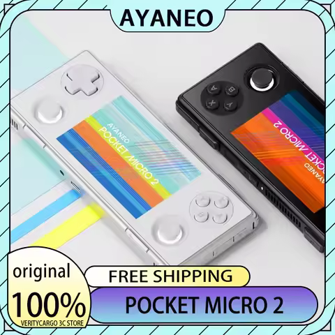 AYANEO Pocket Micro 2 Retro Handheld Game Console Snapdragon 865 Android Gaming Device 3.5" IPS Scre