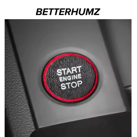 Betterhumz for AUDI A4 A5 B9 B8 A6 A6L A7 C7 Q3 Q5 8R S3 RS3 Car Engine Start Stop Button Sticker Tr