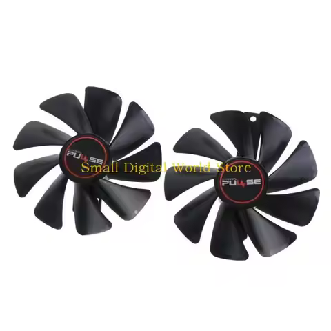 77UB 1/2Pcs 95mm FD10015M12D VGA Fan for Sapphire RX 5700XT RX5700 RX5600XT RX5500XT Graphics Card C
