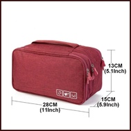 ∢ Multiple Compartment Travel Underwear Organizer Bag Travel Underwear Organizer Travel Organizer