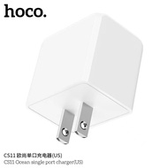 Hoco CS11 หัวชาร์จ หัวชาร์จไฟบ้าน 1 USB ชาร์จเร็ว 2.1A ปลั๊กชาร์จ USB Travel Charger (แท้100%)