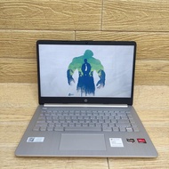 Laptop Bekas HP 14s-fq1006AU AMD Ryzen 5 5500U Ram 8GB|512GB SSD
