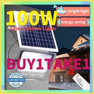100W.IV`Watts)y`Solar,i!LightsqOutdoorlWaterproofhFloodnSolarYLight LED Lamp With Remote