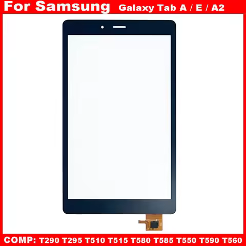 For Samsung Galaxy TAB E T560 Tab A T510 T290 T295 T550 T580 A2 T590 Touch Screen + OCA LCD Front Gl