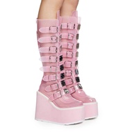 Platform Shoes Lolita Punk Dark Lolita Cosplay Shoes Pink P