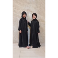 kTn Big Sale Abaya Arab Saudi Hitam Couple Ibu Dan Anak Motif Ratih