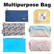 Kotex Furry Pouch With Zipper / Multipurpose Bag / Pouch Bag / Cosmetic Bag