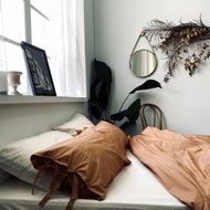 新品_單人床包/100%有機棉