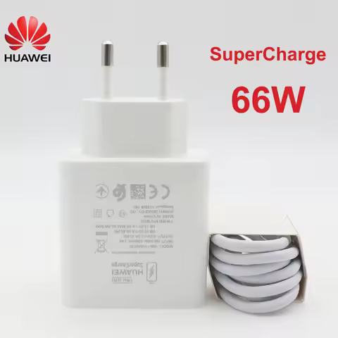 HUAWEI 66W Original Super Charge Quick USB Wall Charger Travel Charge 6A Type C Cable for Mate 50 40