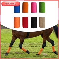 [pugwsl] Horse Leg Wrap Non Woven Elastic Self Adhesive Cohesive Bandage Breathable Wrap Tape for Pe