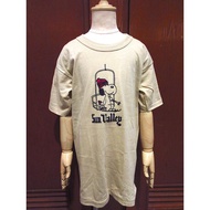 ビンテージ70's●DEADSTOCKキッズSNOOPY Sun Valley Tシャツベージュsize L(14-16)●230531c4-k-tsh 1970sスヌーピーデッドストック