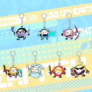 keychain cute keychain couple Egg Party Game Merchandise Keychain Cute Abstract Egg Little Black Egg