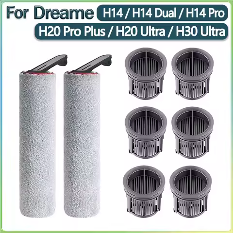 Dreame H14 Dual / H14 Pro / H14 / H20 Pro Plus / H20 Ultra / H30 Ultra Vacuum Cleaner Roller Hepa Fi