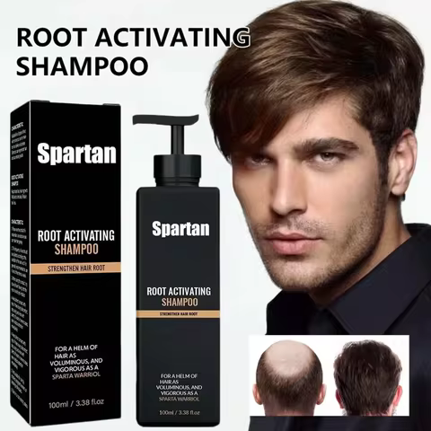 Spartan Root Activating Shampoo, Anti Hair Loss Hair Regrowth Shampoo Gentle Nourishing Volumizing S