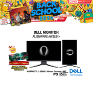 [ผ่อน0%10ด.]DELL MONITOR ALIENWARE AW2521H (IPS/360Hz)