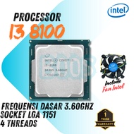 Intel Core i3 8100 Processor Tray 3.60Ghz LGA 1151 + Intel Fan