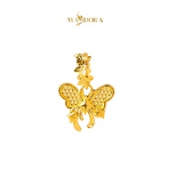MASDORA 916 Gold Pendant Loket Emas ~ HG Nuevo Winged Ribbon (EMAS 916/22K)