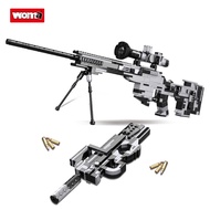 WOMA TOYS C0172 Building Brick weapon Military Toy Army Model Sniper Pistol M416 Mp5 P90 Micro Gun B