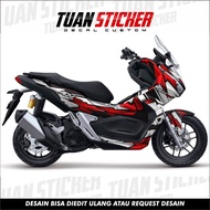 Sticker striping Decal Honda ADV 150, Sticker Decal ADV, Sticker ADV 150, striping ADV Rac GFX
