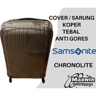 Waterproof Thick PVC Plastic Luggage Protective Cover For Samsonite Chronolite